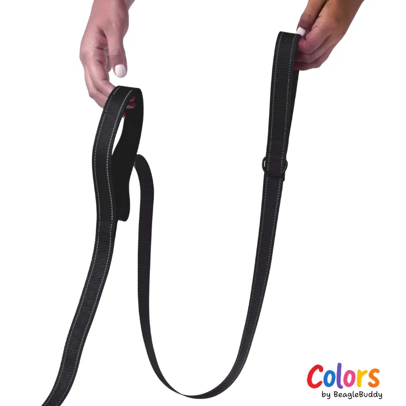 Correa Reflectiva Negra - BeagleBuddy